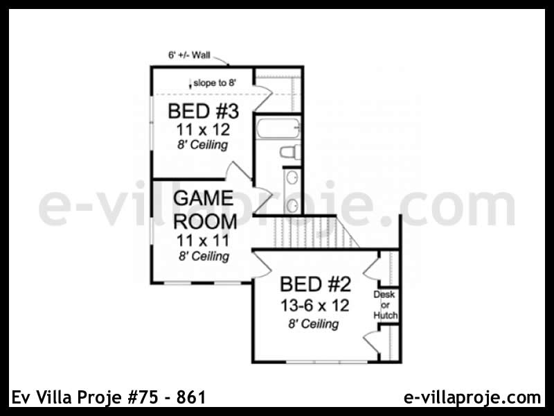 Ev Villa Proje #75 – 861 Ev Villa Projesi Model Detayları
