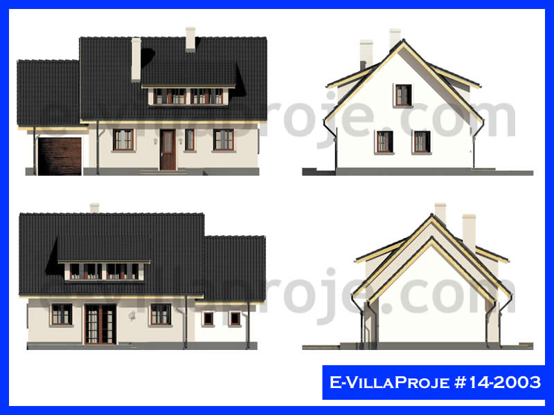 Ev Villa Proje #14 – 2003 Ev Villa Projesi Model Detayları